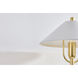 Mariel 1 Light 9.75 inch Aged Brass/Soft White Wall Sconce Wall Light in Aged Brass and Soft White